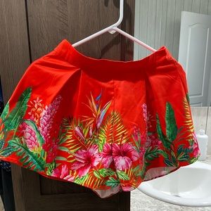 Floral skirt short